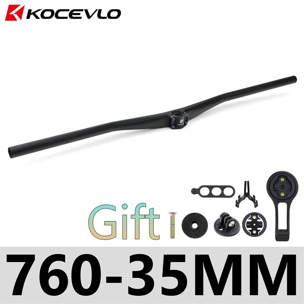 Carbon Mountain Bike Integrated Handlebar UD Matt 35*800mm with Computer Mount