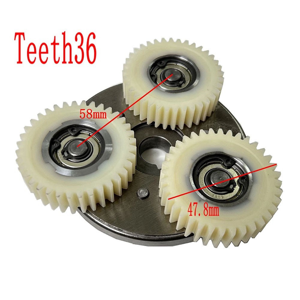 Compatible 36T Nylon Gear for For bafang Hub Motor G062 48V 750W and 1000W