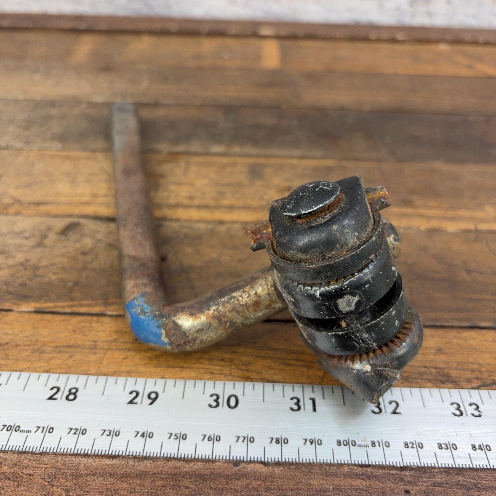 Vintage Lucky 7 Seatpost Troxel Clamp Guts 15mm Seven Steel Post Prewar Postwar
