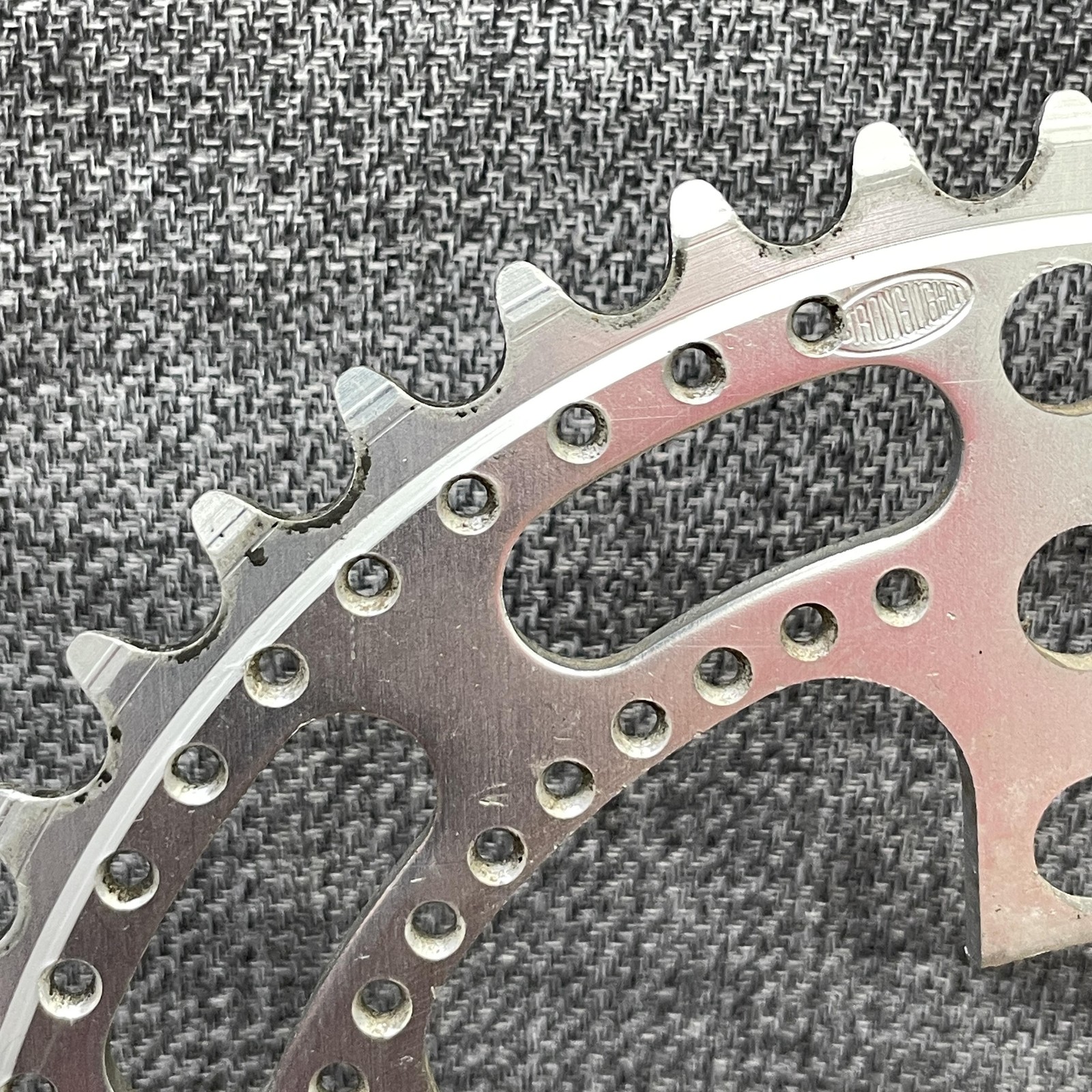 Vintage Stronglight Chainring 46 Tooth Alloy 5 Arm 86 BCD Drillium Road 46t