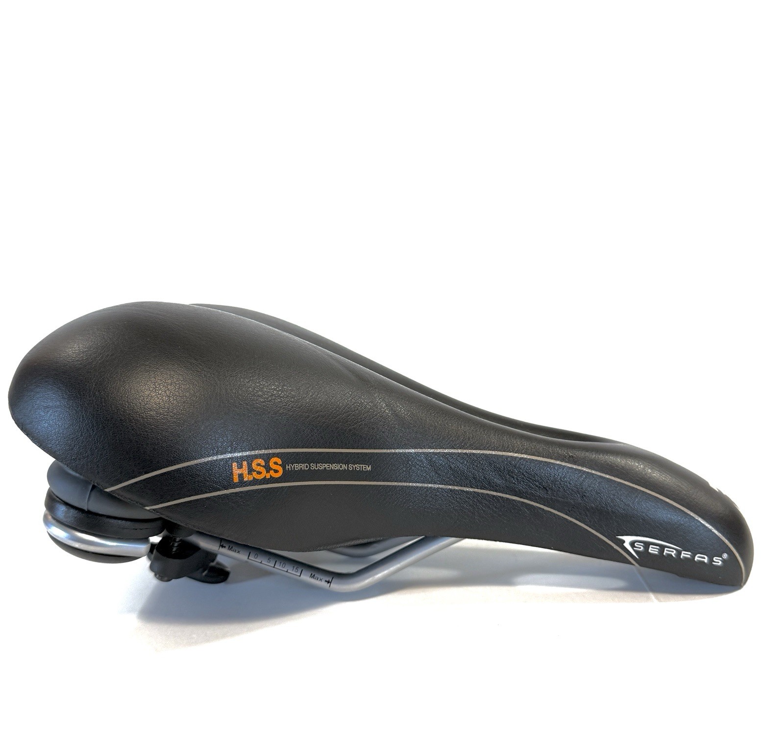 Serfas EG-8240C E-Gel Hybrid Elastomer Bicycle Saddle Comfort Seat Black