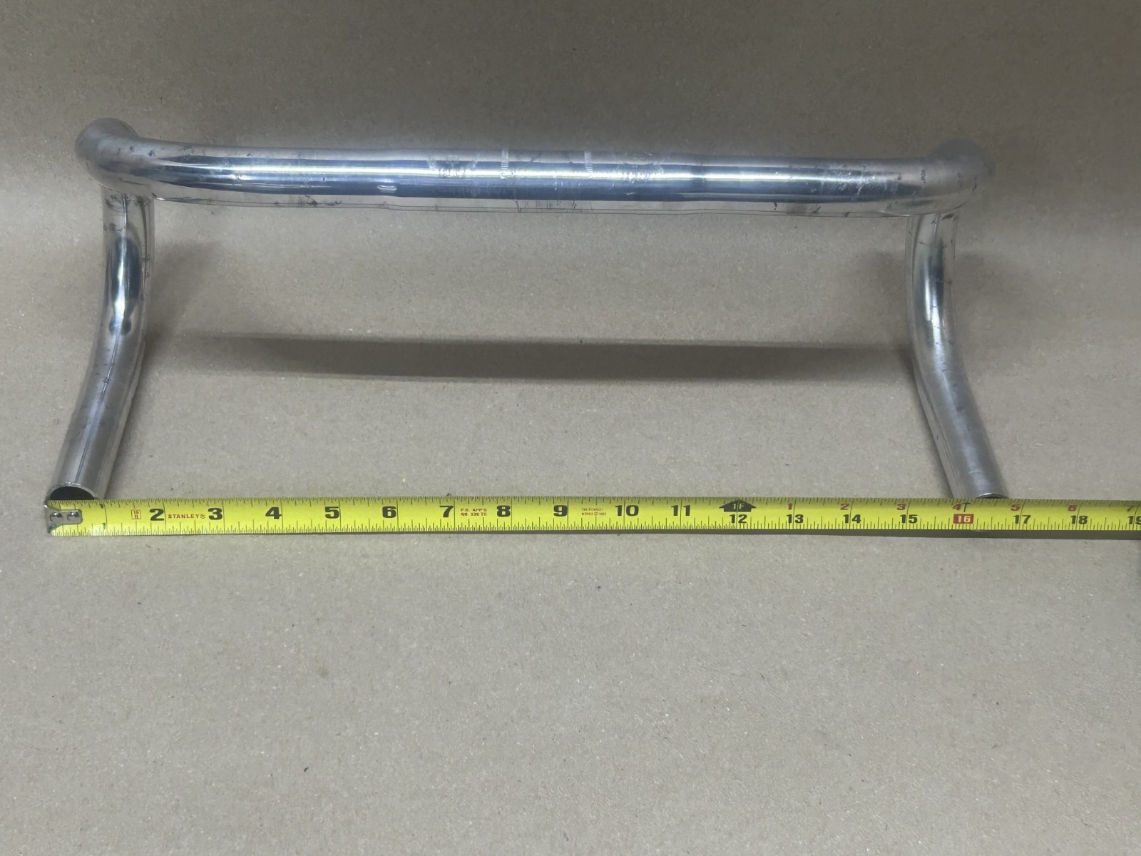 Vintage Belleri St Etiene Drop Race Handlebar, Alloy, 43cm Wide 11oz 25.4 Clamp