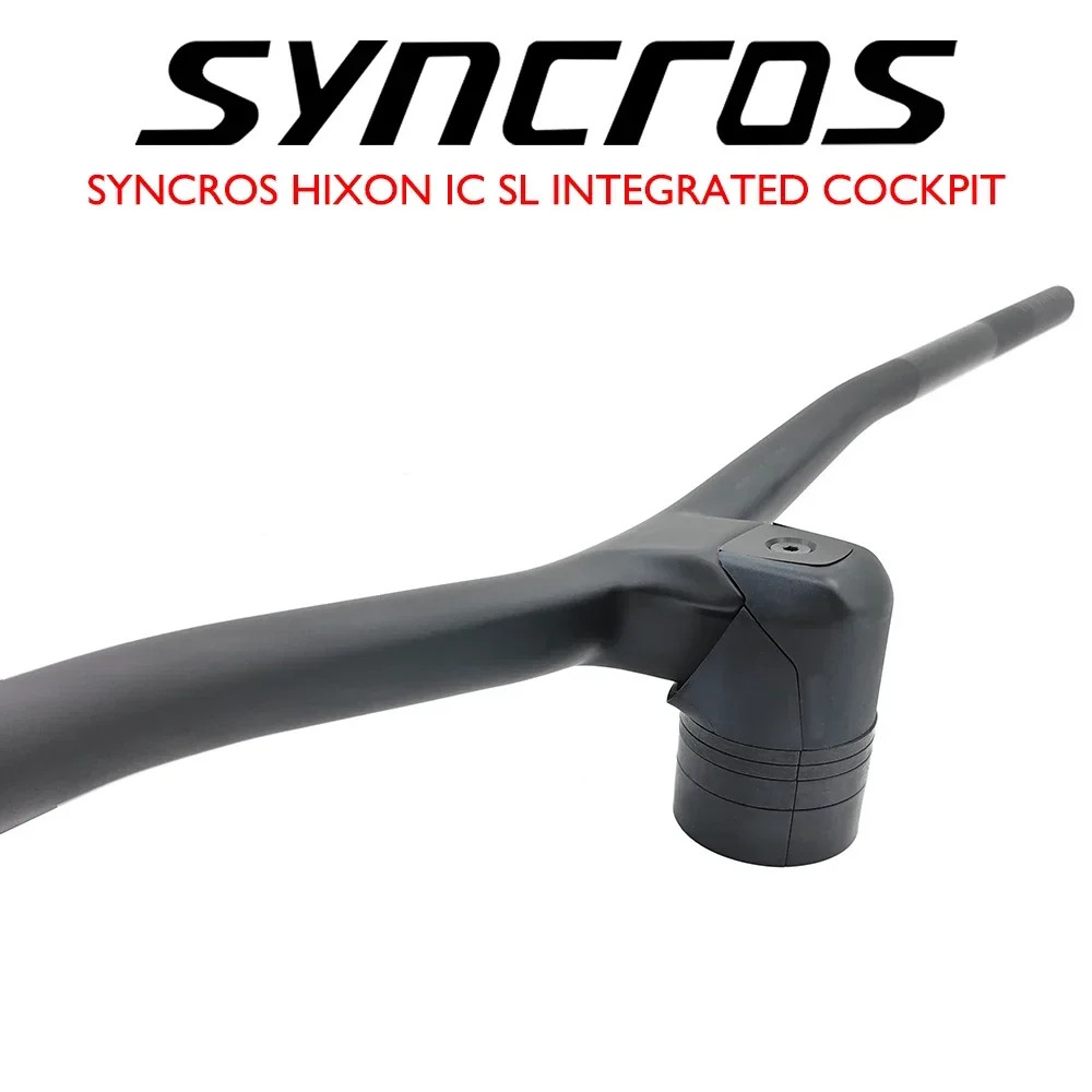 Integrated Mountain Bike Carbon Handlebar Stem 15/25mm Rise 4°/5° Angle 40/50mm