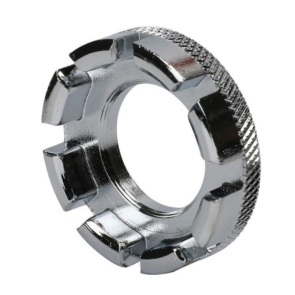 Lightweight Steel Spoke Wrench 45g with 8 Slots for All Common Spoke Sizes