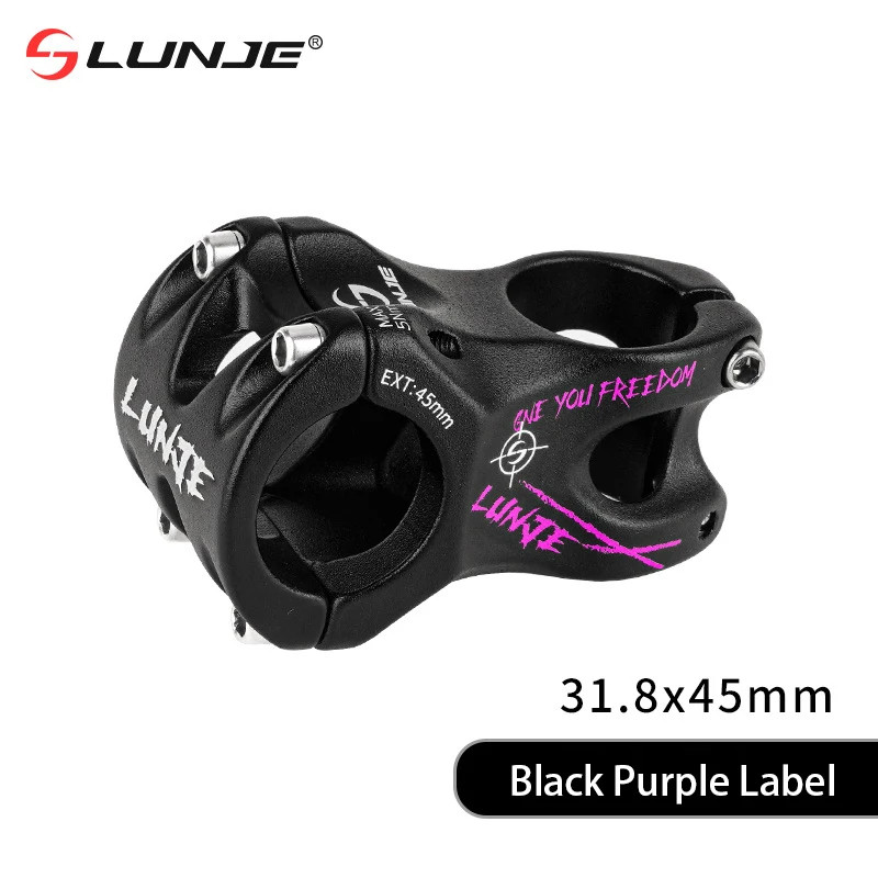 MTB Bike Stem 31.8x45mm Short Handlebar Stem 3D Forged Aluminum Alloy