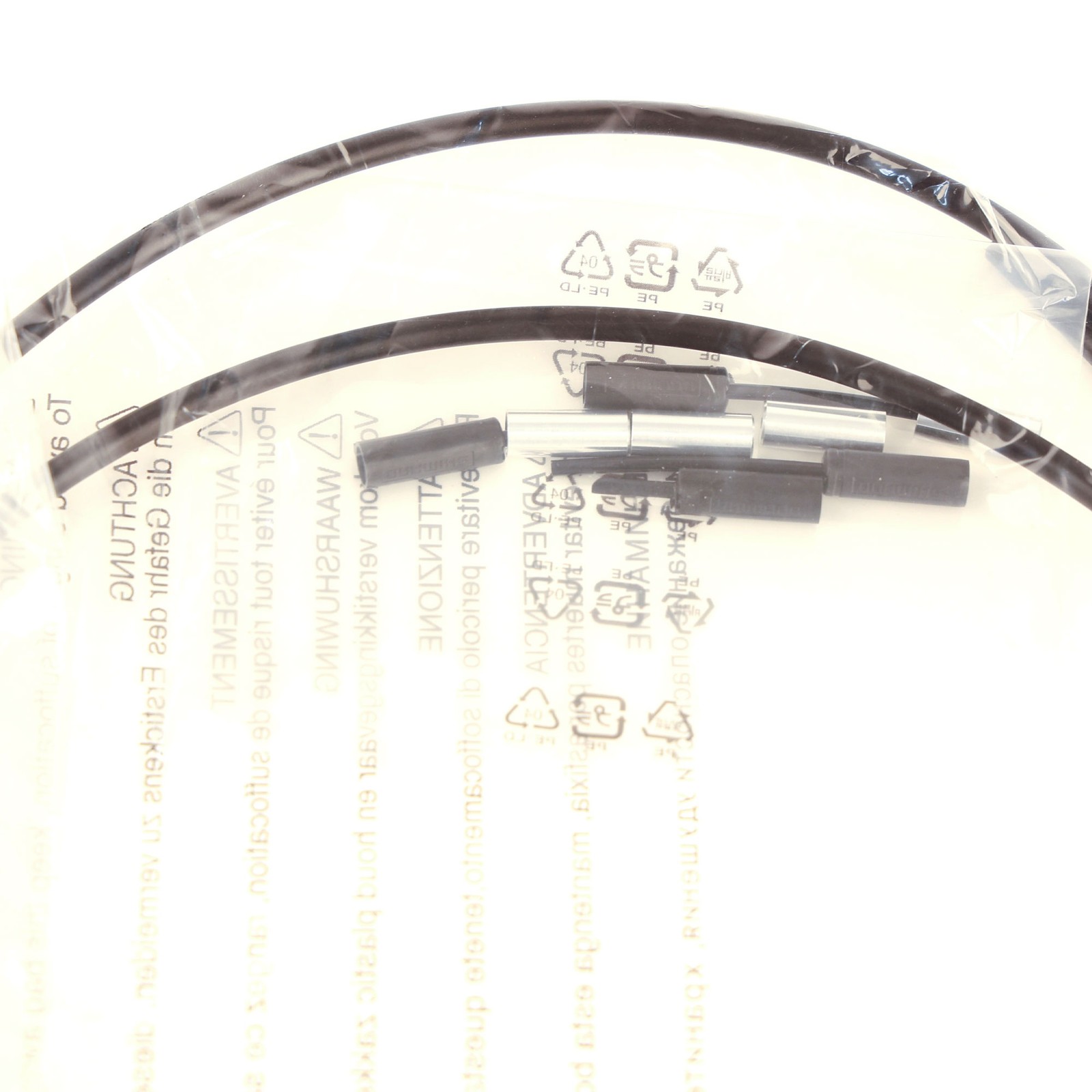 Shimano BLACK SHIFT Cable Housing: 67in / 1700mm with End Caps For Road or MTB