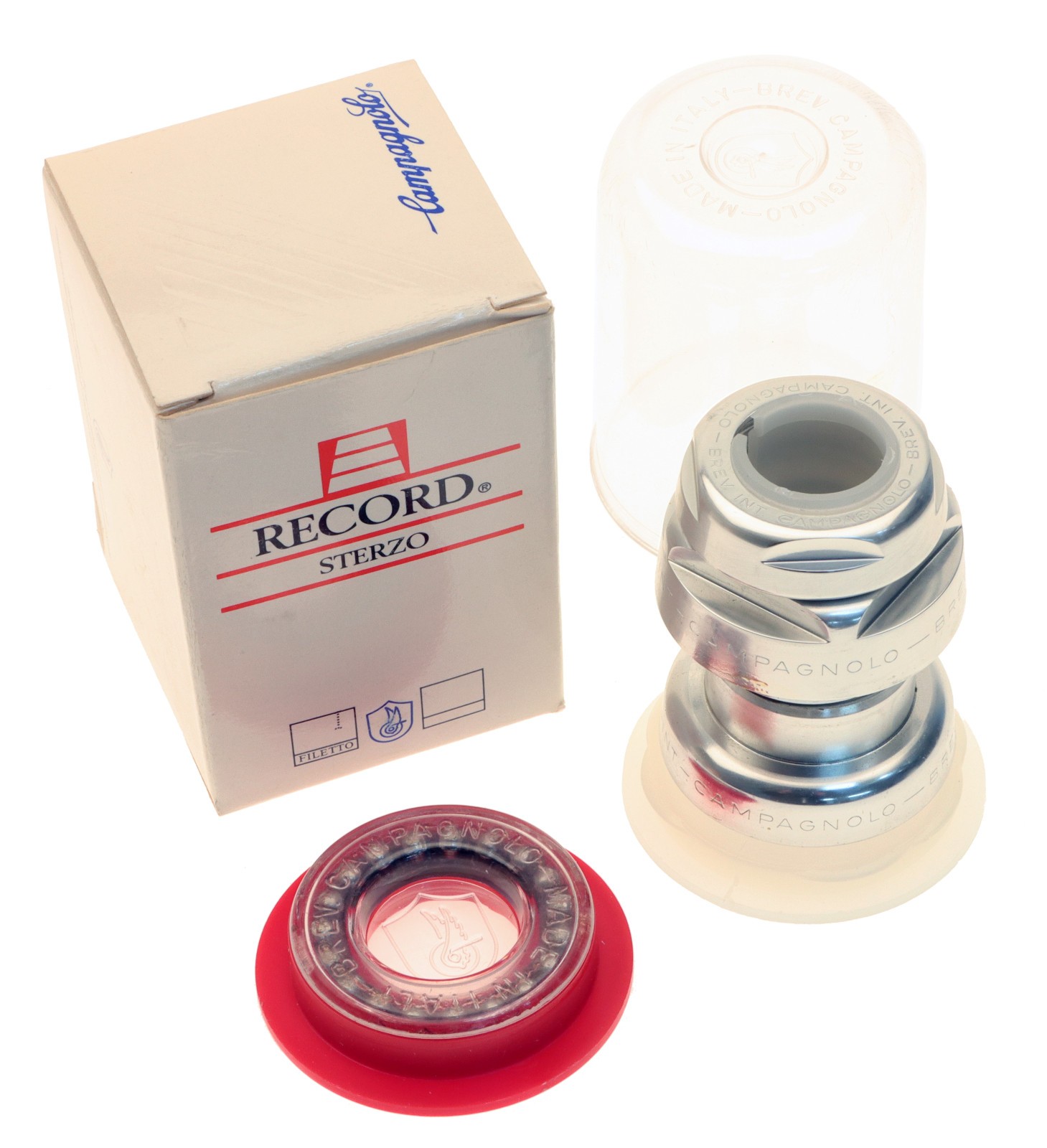 Campagnolo C Record 304/104 Headset 1″ Italian Thread 25.4 x 24 NOS NEW