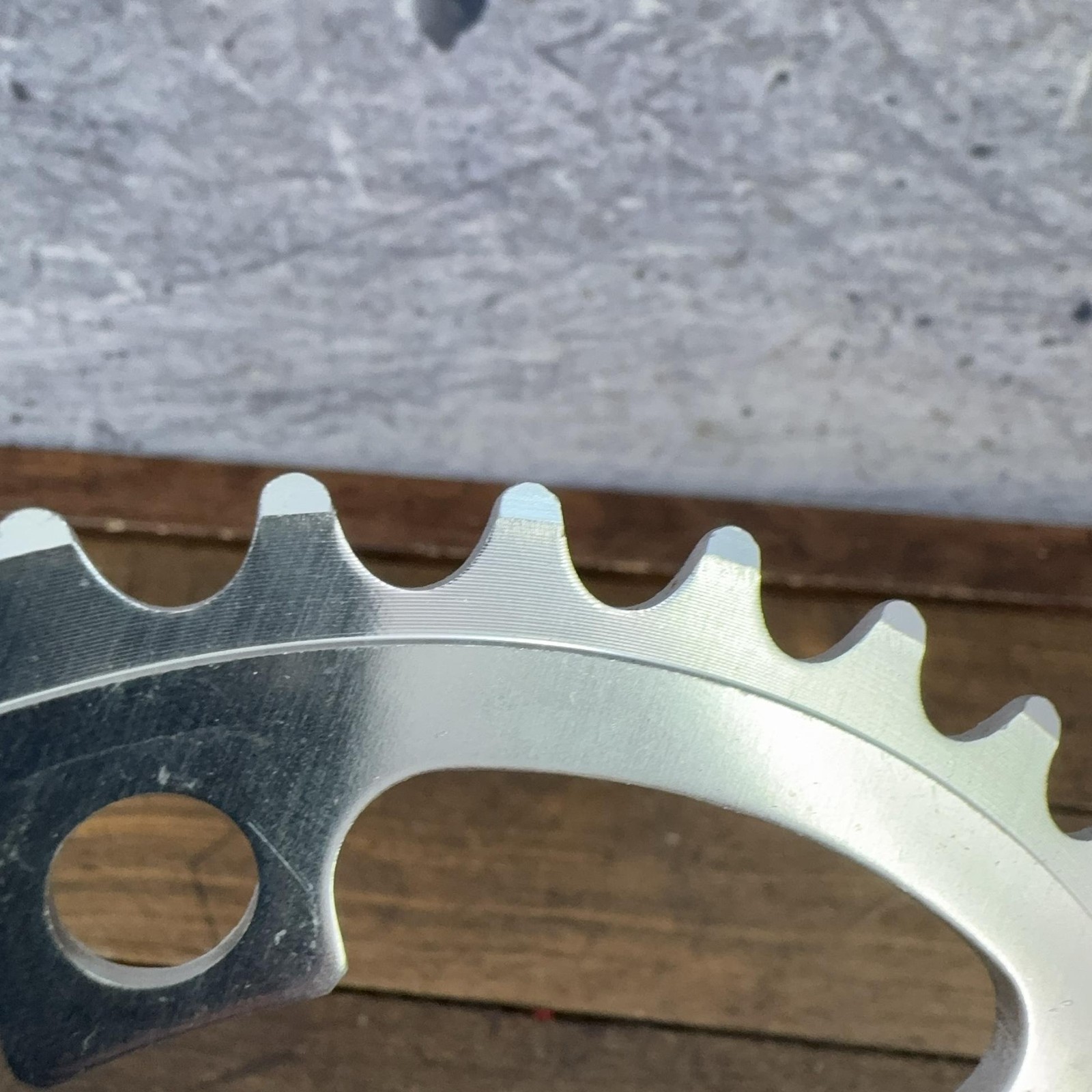 Vintage SR 36T Chainring NOS 110 BCD 5-Arm Silver MTB Bike 36 Tooth NOS