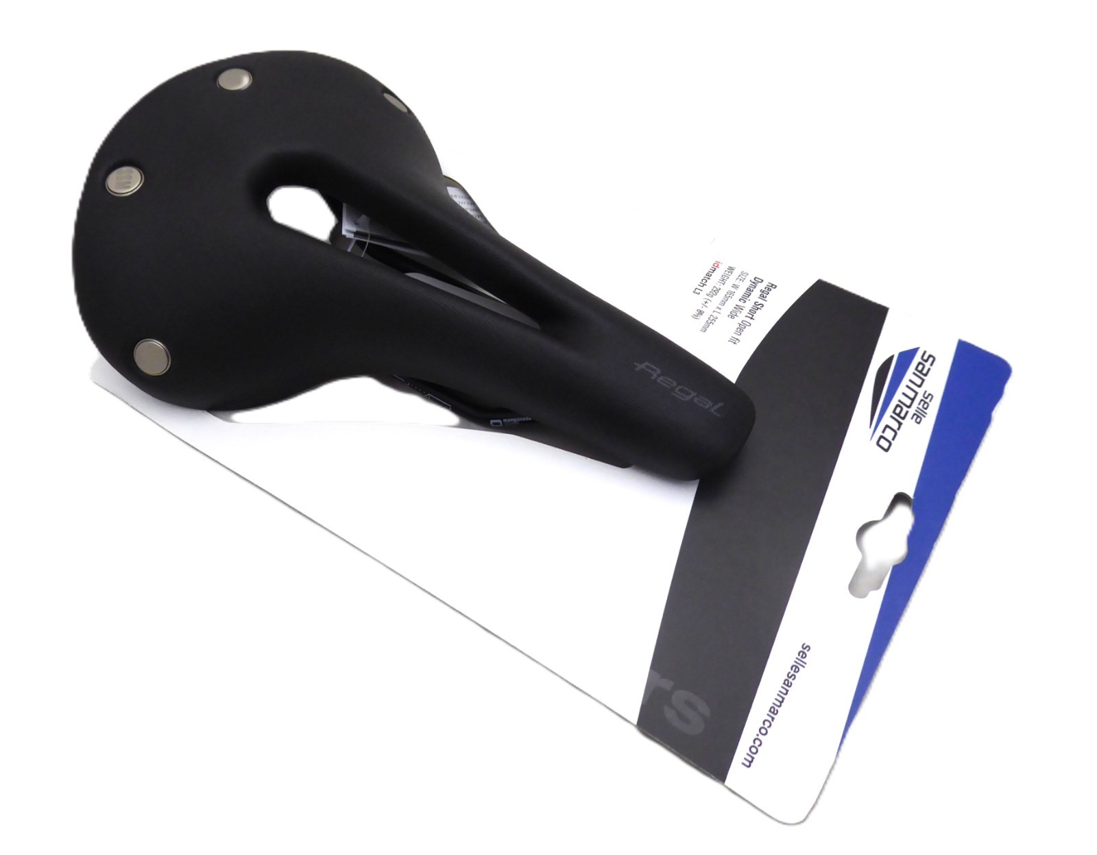 Selle San Marco Regal Short Dynamic Open-Fit Saddle, Manganese Rails, Wide
