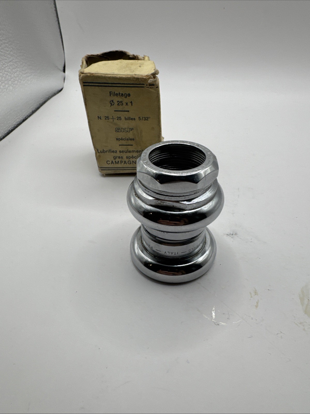 Campagnolo NOS Record Steel Track French Headset 25×1.00 Early Pista