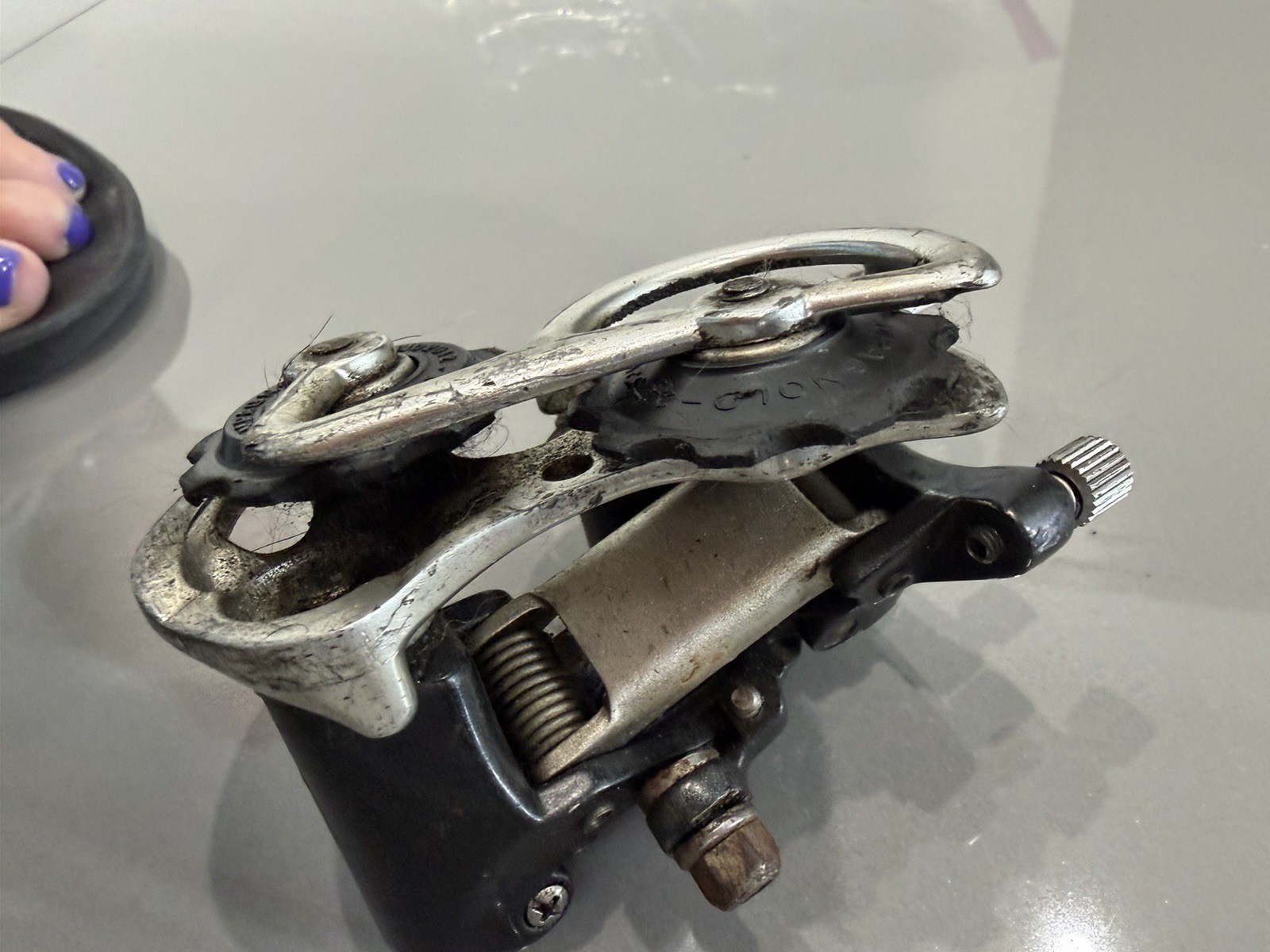 Vintage CAMPAGNOLO Super Record ROAD Derailleur Front And Rear