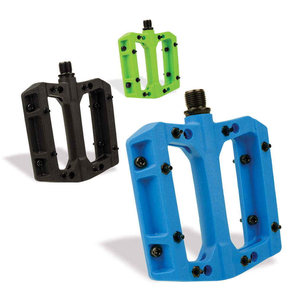 VP Mountain Bike Pedals 9/16″ Nylon Fiber Double Sealed Bearing for MTB BMX-Pair