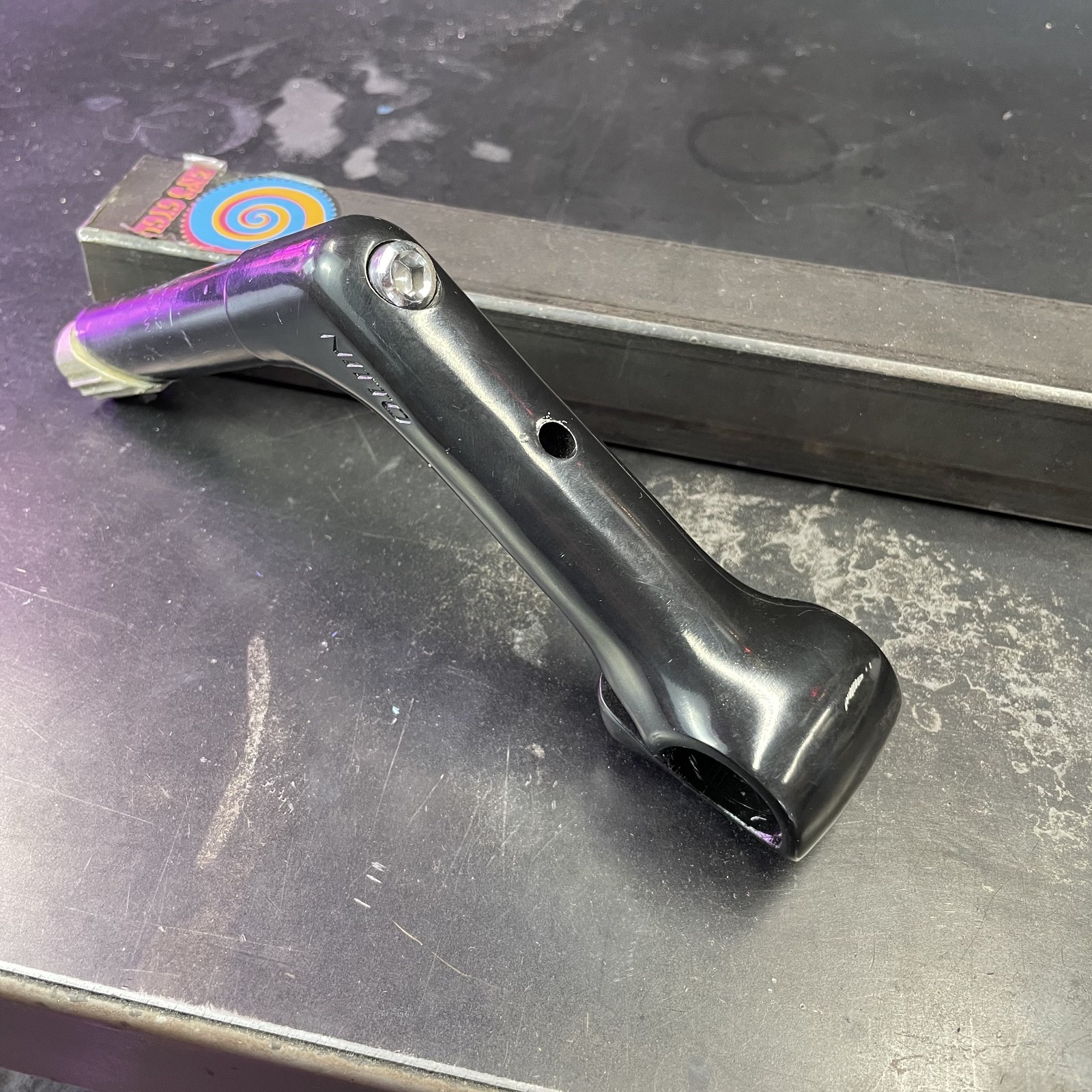 Vintage Black Nitto Riser Quill Stem – 25.4mm x 105mm – Used