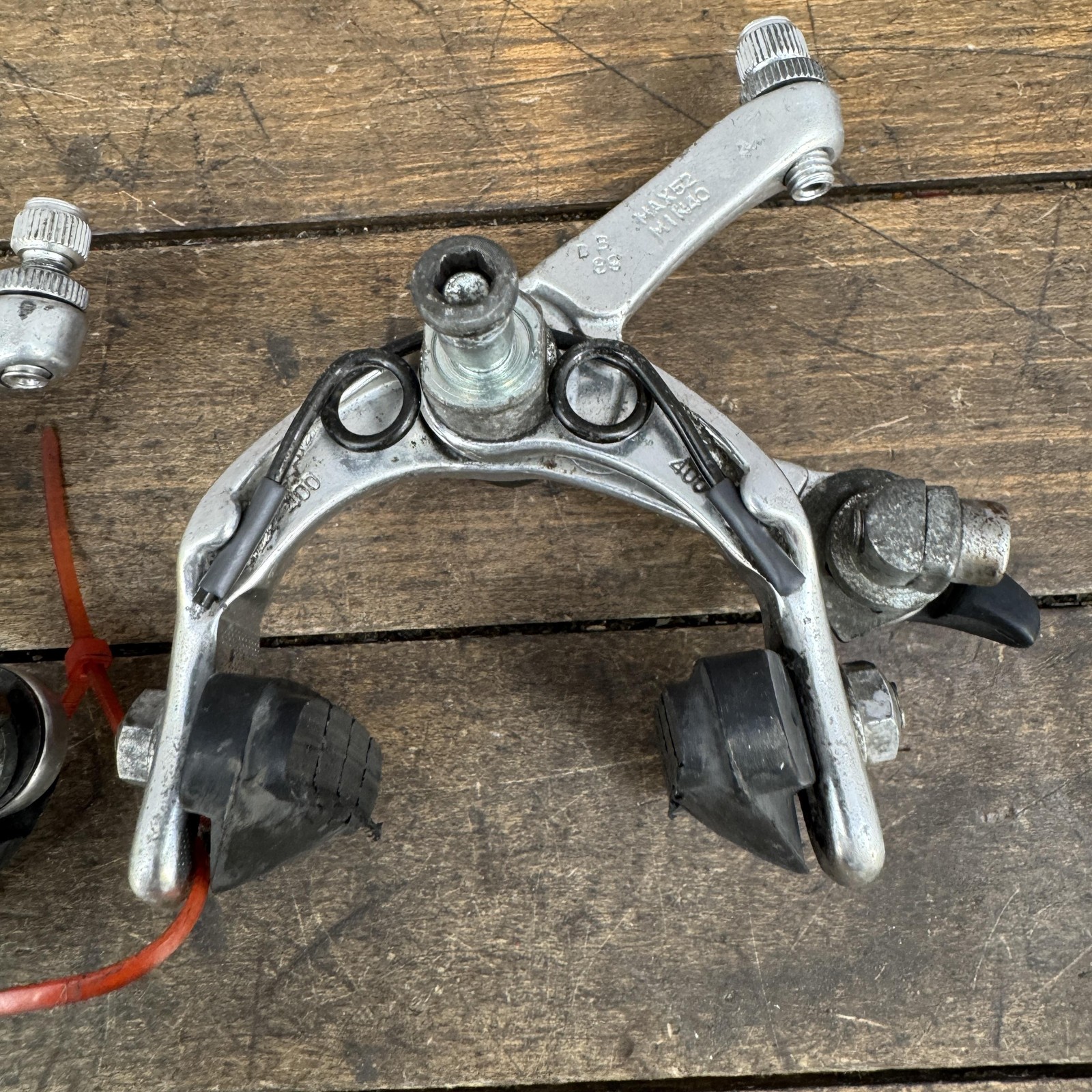 Dia-Compe Blaze Caliper Brakes Set Silver F/R Road Bike Side Pull 52mm Japan