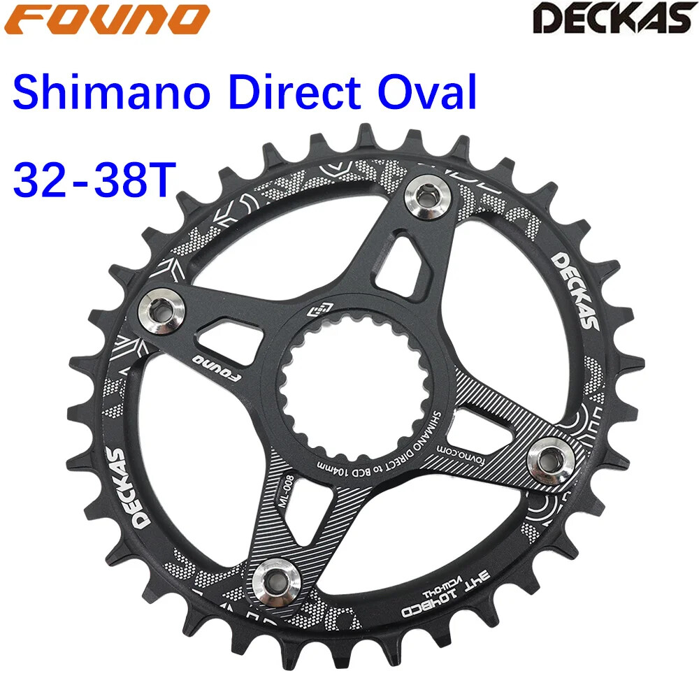 Chainring for Shimano Direct Mount 9-12s Oval Round Narrow Wide 32-38T Sprocket