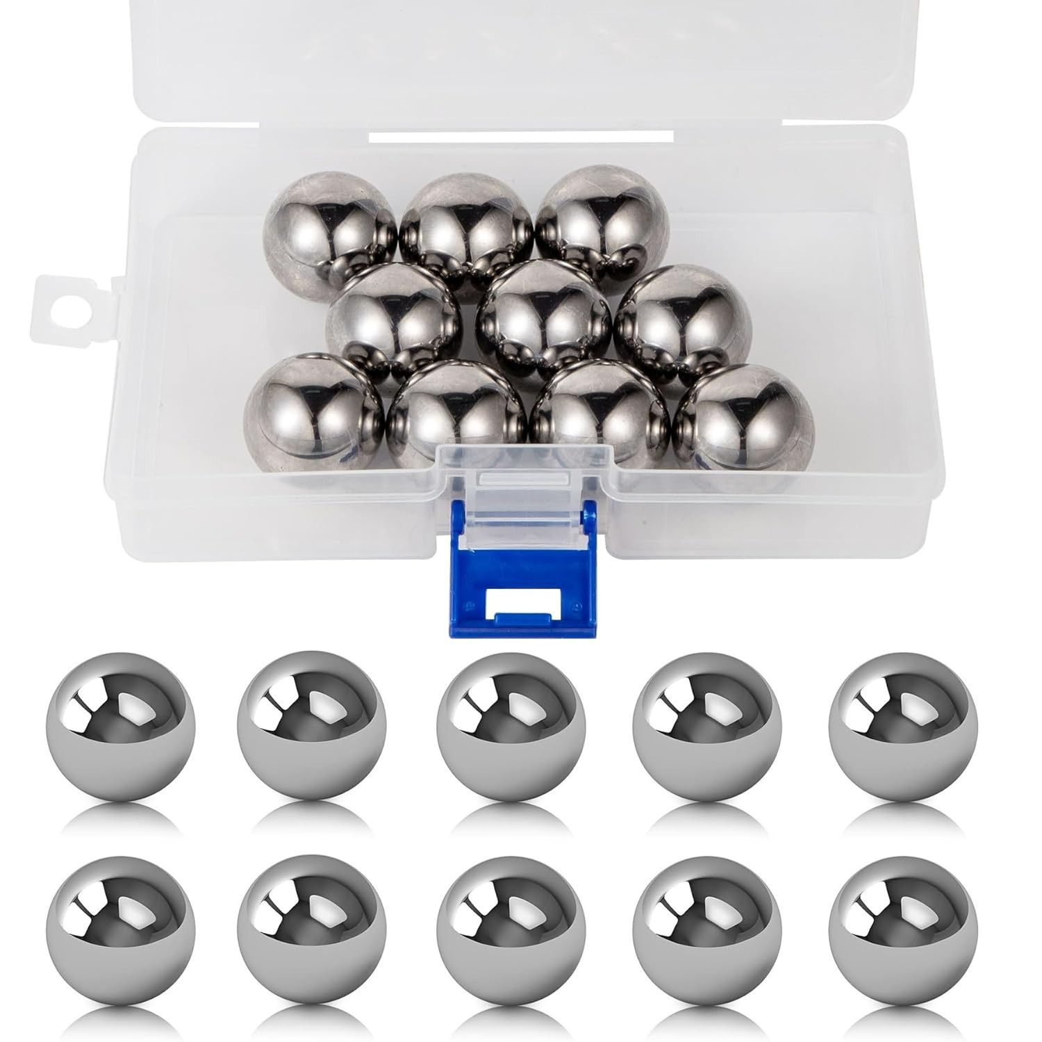 High Hardness 3/4 Inch Chrome Steel Balls for Bicycles and Machinery – 10 Pack