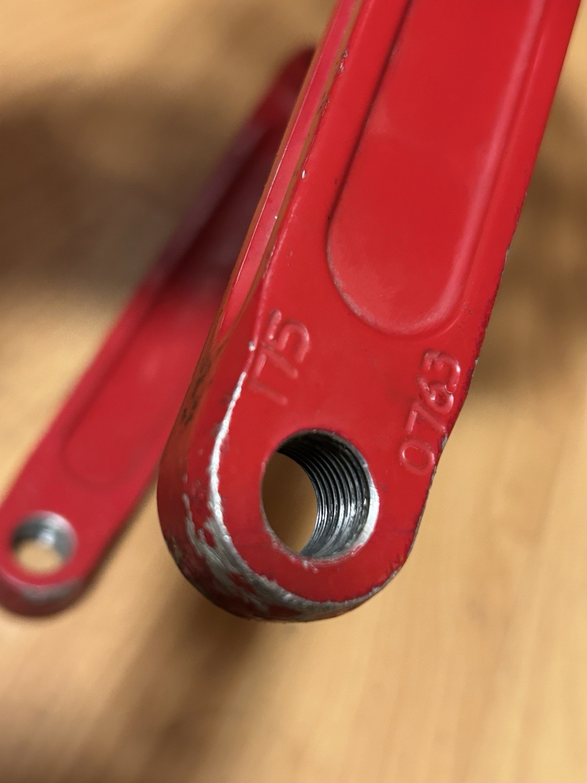 Vintage Race Face Turbine Forged Crankset RED 175mm 22 32 44T 8 Speed 90s MTB