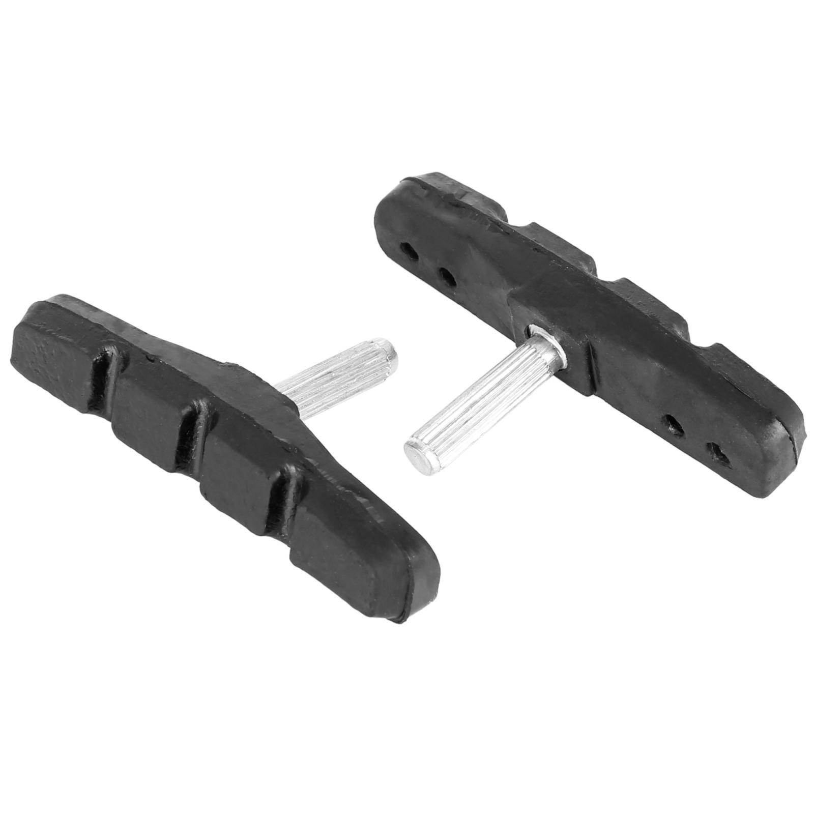 4 Pair Cantilever Bike Brake Pads Threadless Post Mountain Bike MTB 70mm Black
