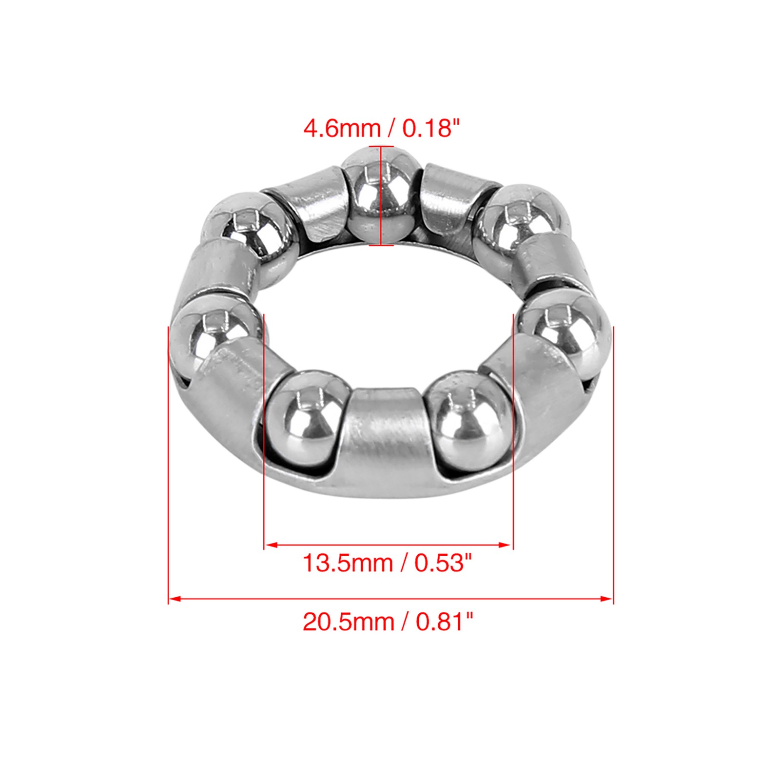 Universal Pack(12) Bike Ball Bearing Cages Crank Bearings Wheel Bearing Retainer