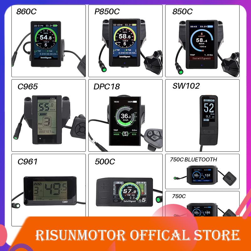 BAFANG 8fun LCD 750C 850C EB04 DPC18 C965 C961 500C SW102 DPC07 KD718 Display