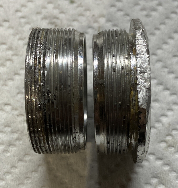 Vintage Campagnolo Bottom Bracket 36 x 24 F. Italian 70-SPc 111mm Spindle