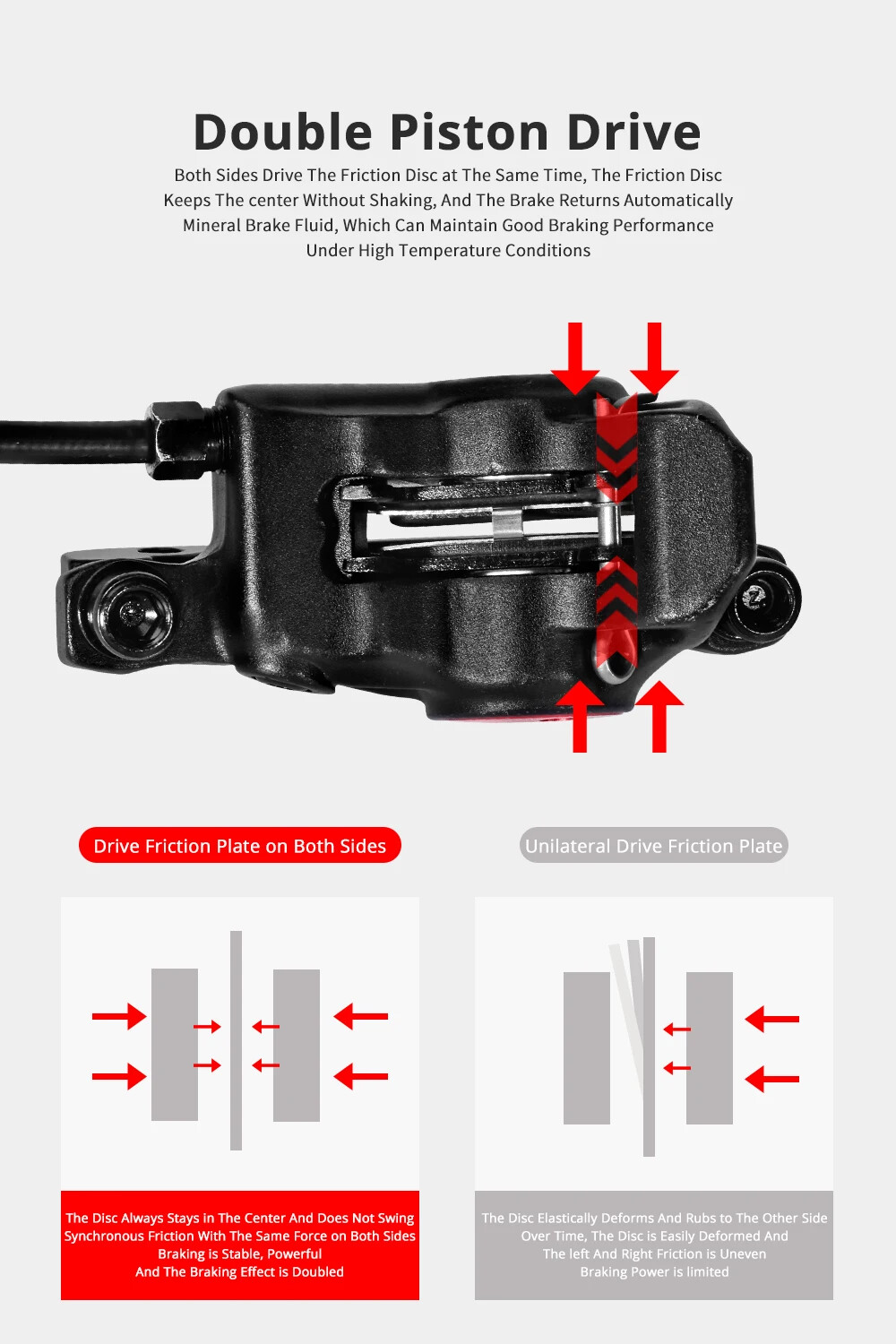 MTB Bike Oil Disc Brake 800mm 1400mm Bicycle Hydraulic Disk Brake Caliper Sets