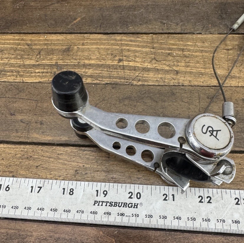 Vintage Sturmey Archer Shifter S5 Stick Shift Lever Frame Mount Raleigh