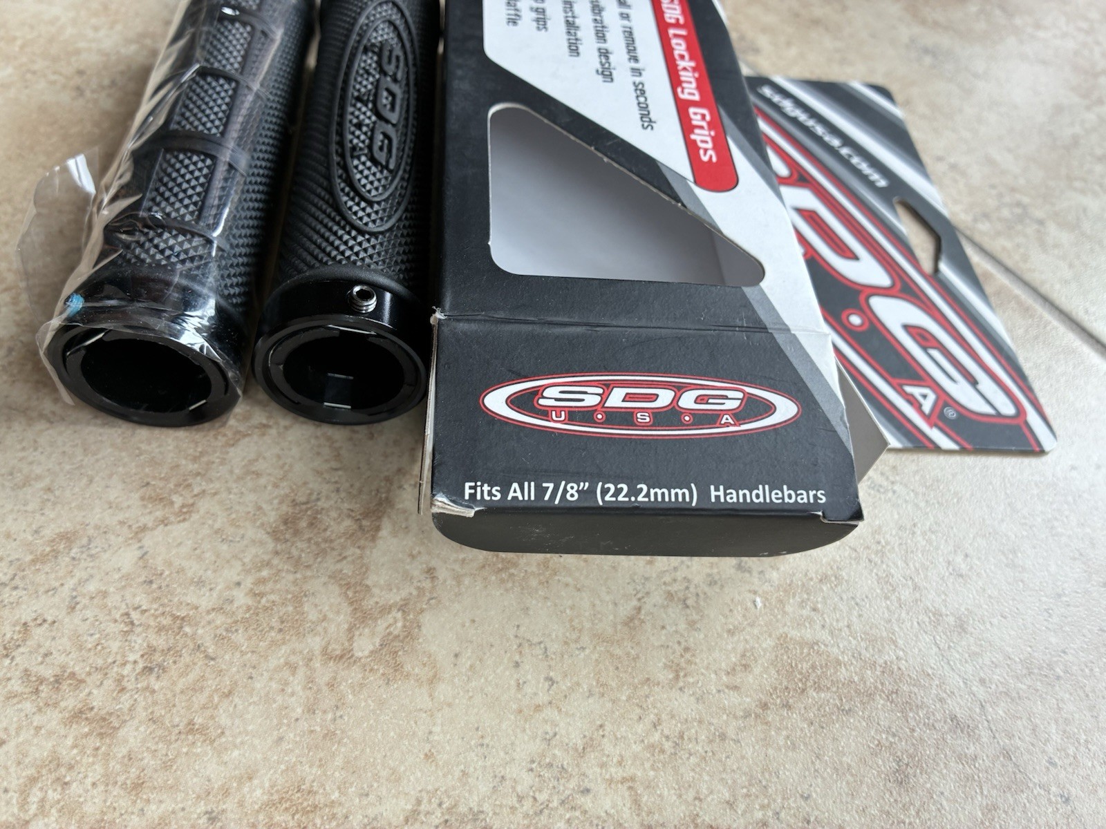SDG Lock On Jet Ski MTB Grips Black Brand New In Box Never Used