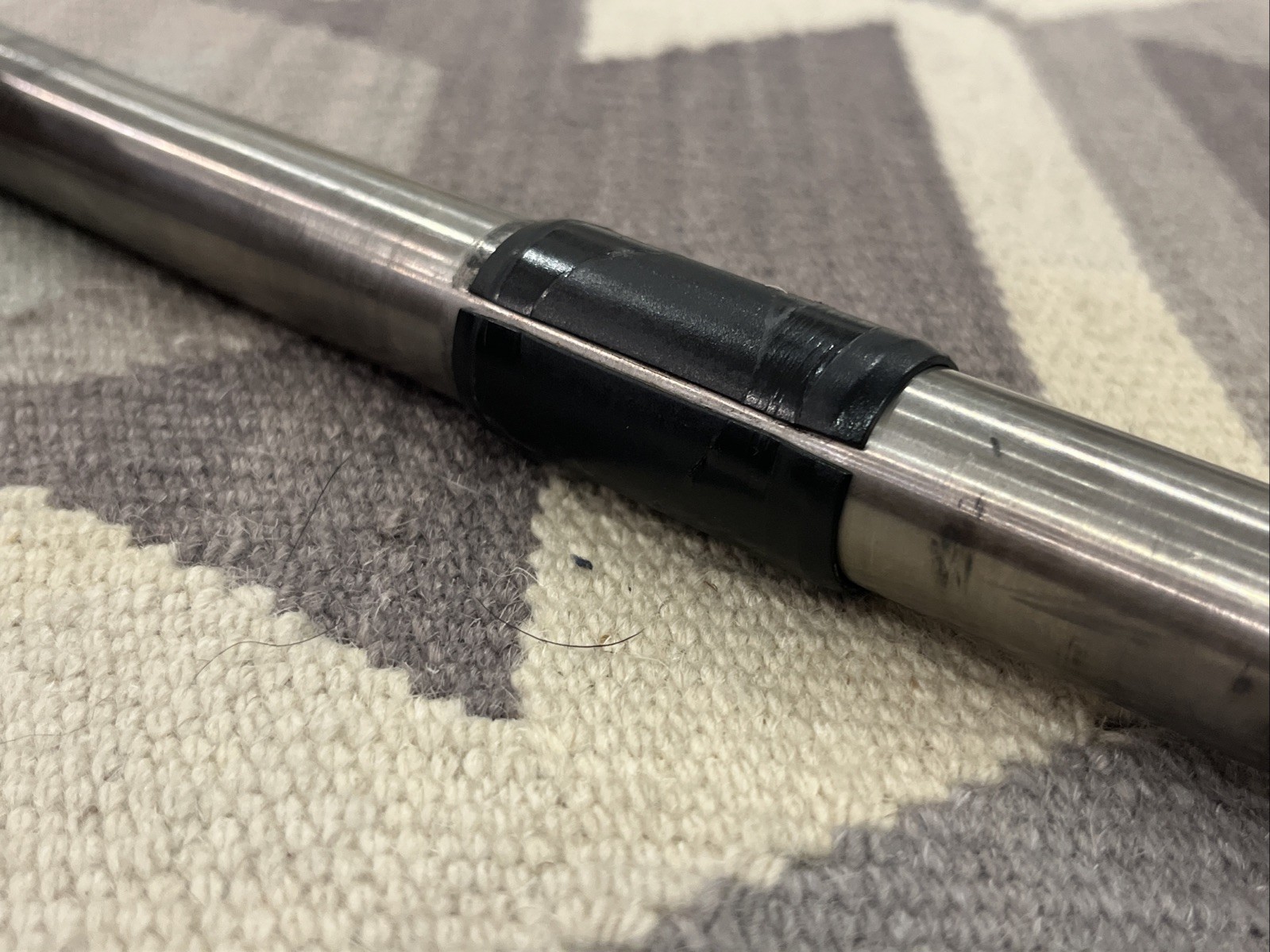 Dean Titanium Flat Handlebars 22.2 with 25.4mm shim, 23″ Wide and ~3° Sweep