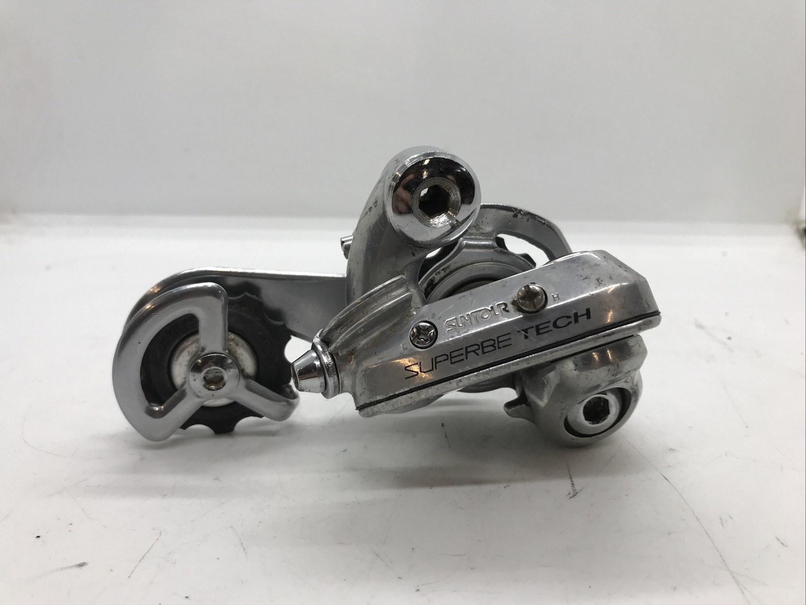 Vintage Suntour Superbe Tech Rear Derailleur Long Cage Bolt On Alloy 80s A2