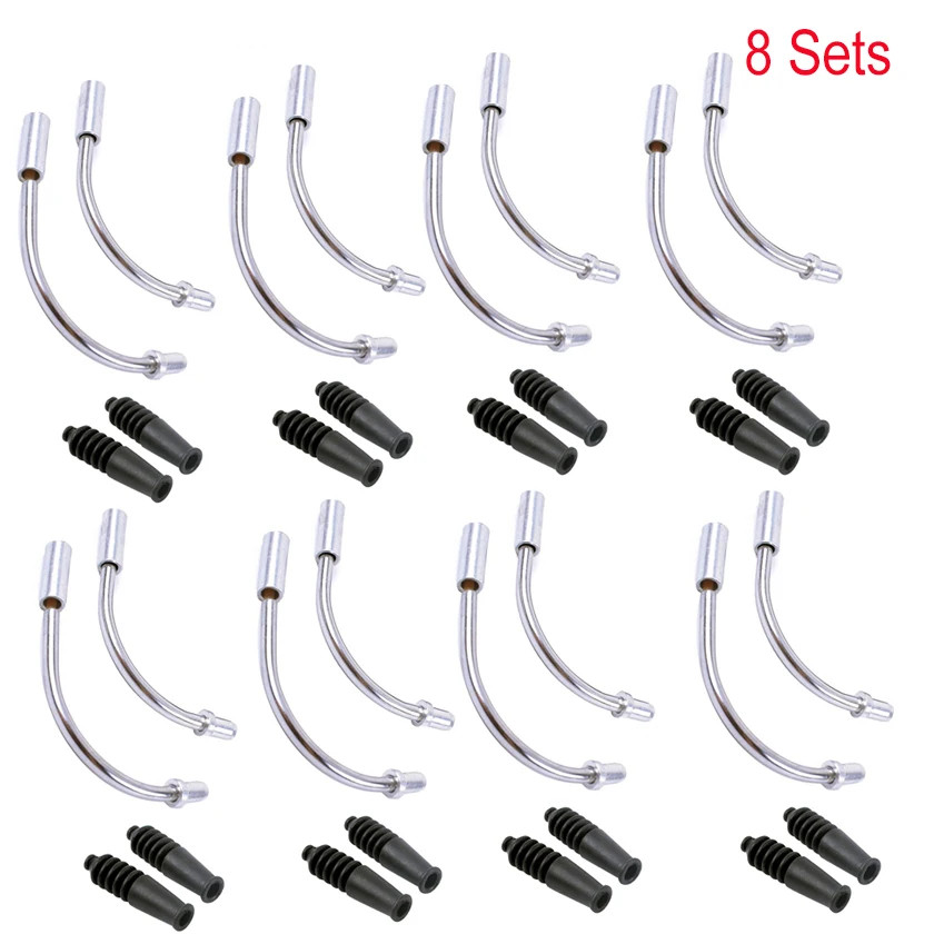 V Brake Noodle & Boot Set MTB Bike Cable Guide Tube 1-10 Sets