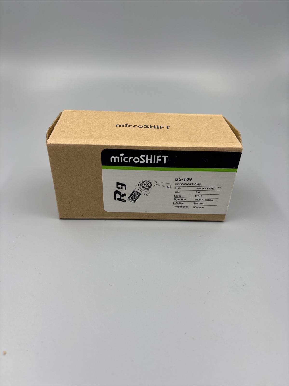 MicroSHIFT Bar End Shifter Set 9 Speed Shimano Compatible