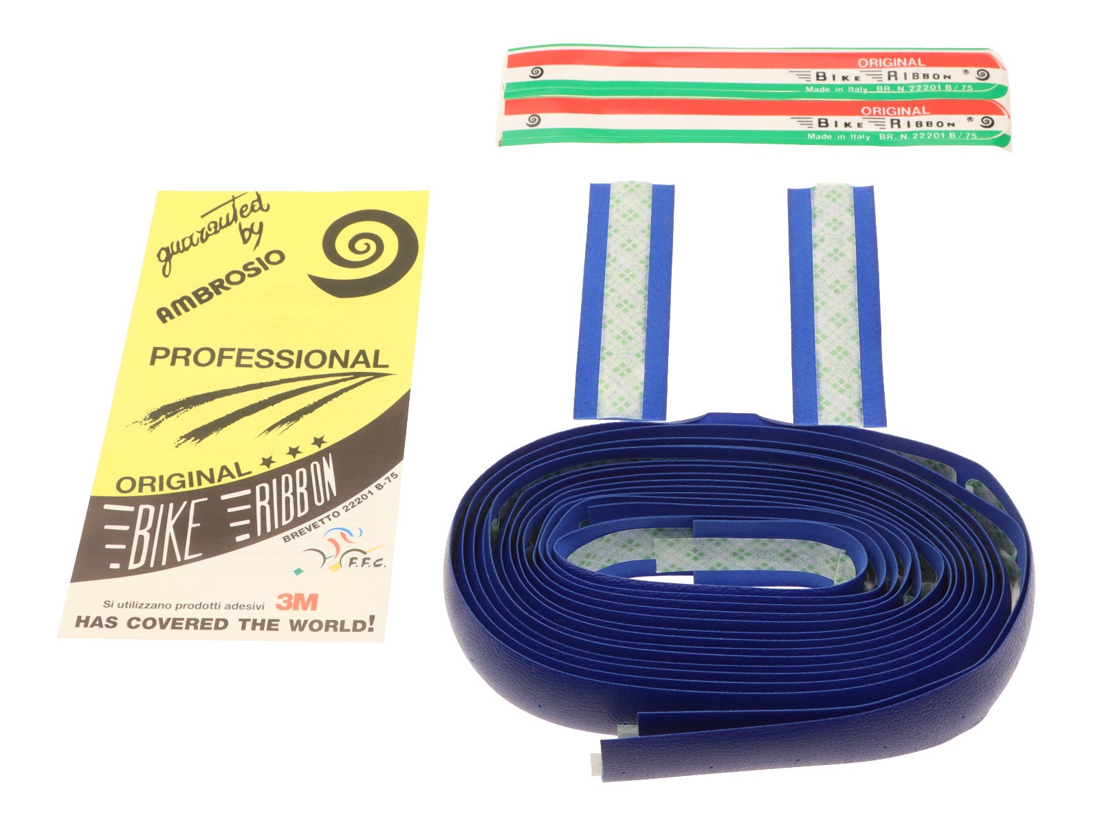 Bike Ribbon Professional Handlebar Tape Foam Blue Ambrosio Vintage NEW NOS NIB