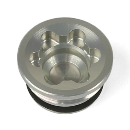Hope RX4 / RX4+ Small Bore Cap For Mineral Oil Brake Silver HBSP368S – Brand New