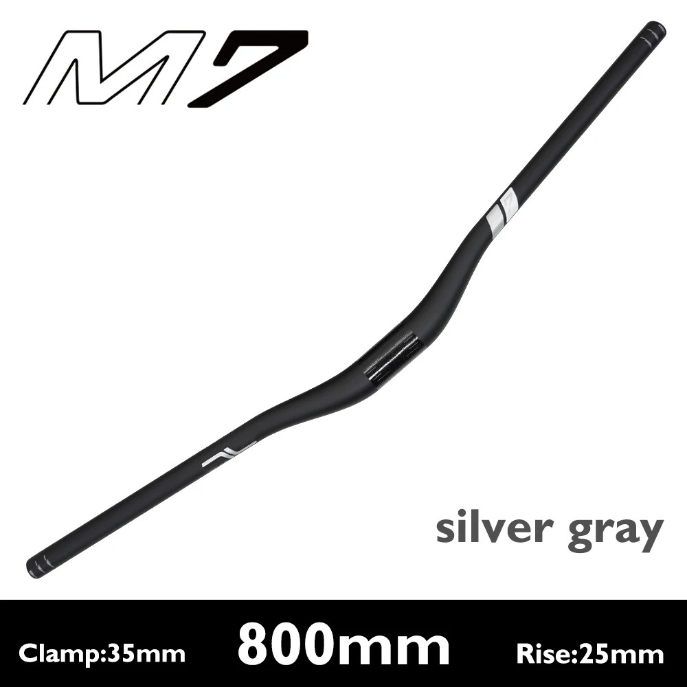 35mm Clamp Carbon Fiber MTB Riser Bar 10mm 25mm 40mm Rise External Cable Routing