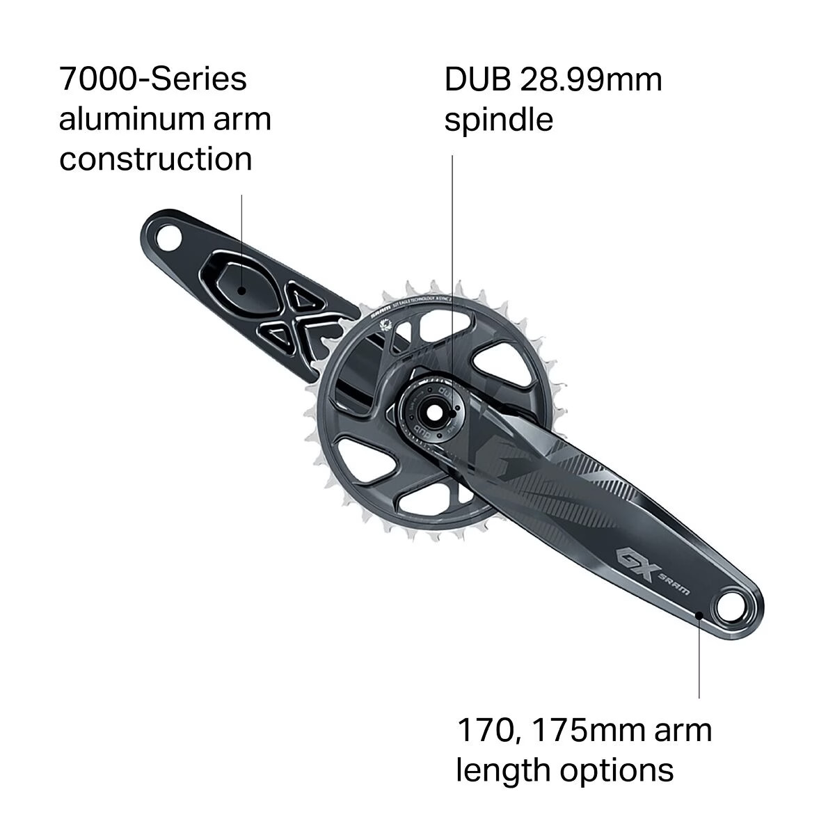 SRAM GX Eagle DUB Crankset – Boost