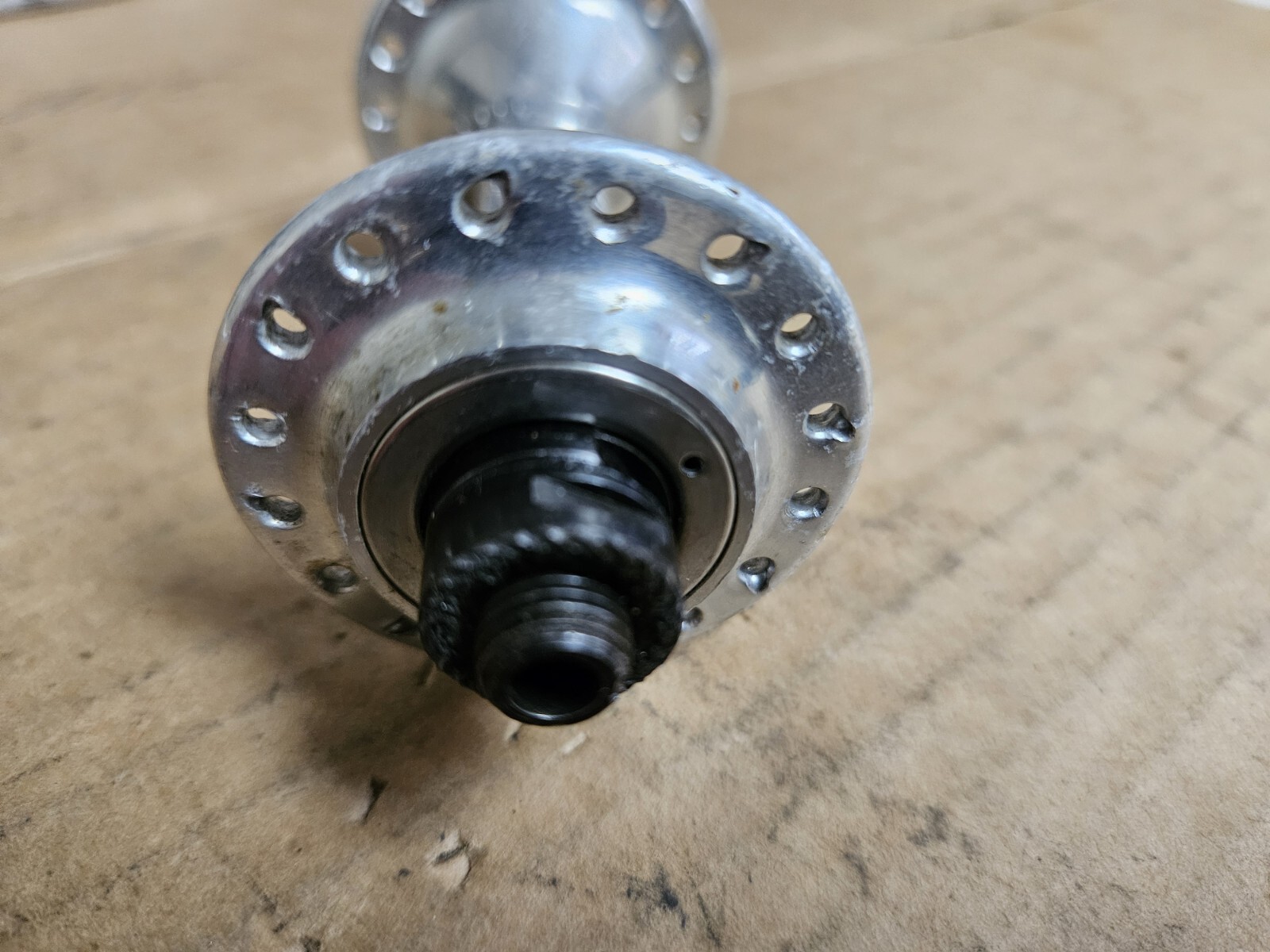 Vintage Campagnolo Front Hub, 32 holes, 100 mm spacing, small flange, used