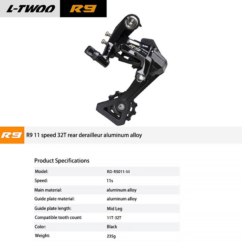 LTWOO R9 2×11 Speed Road Bike Mechanical Groupset Shifters Lever Derailleur US