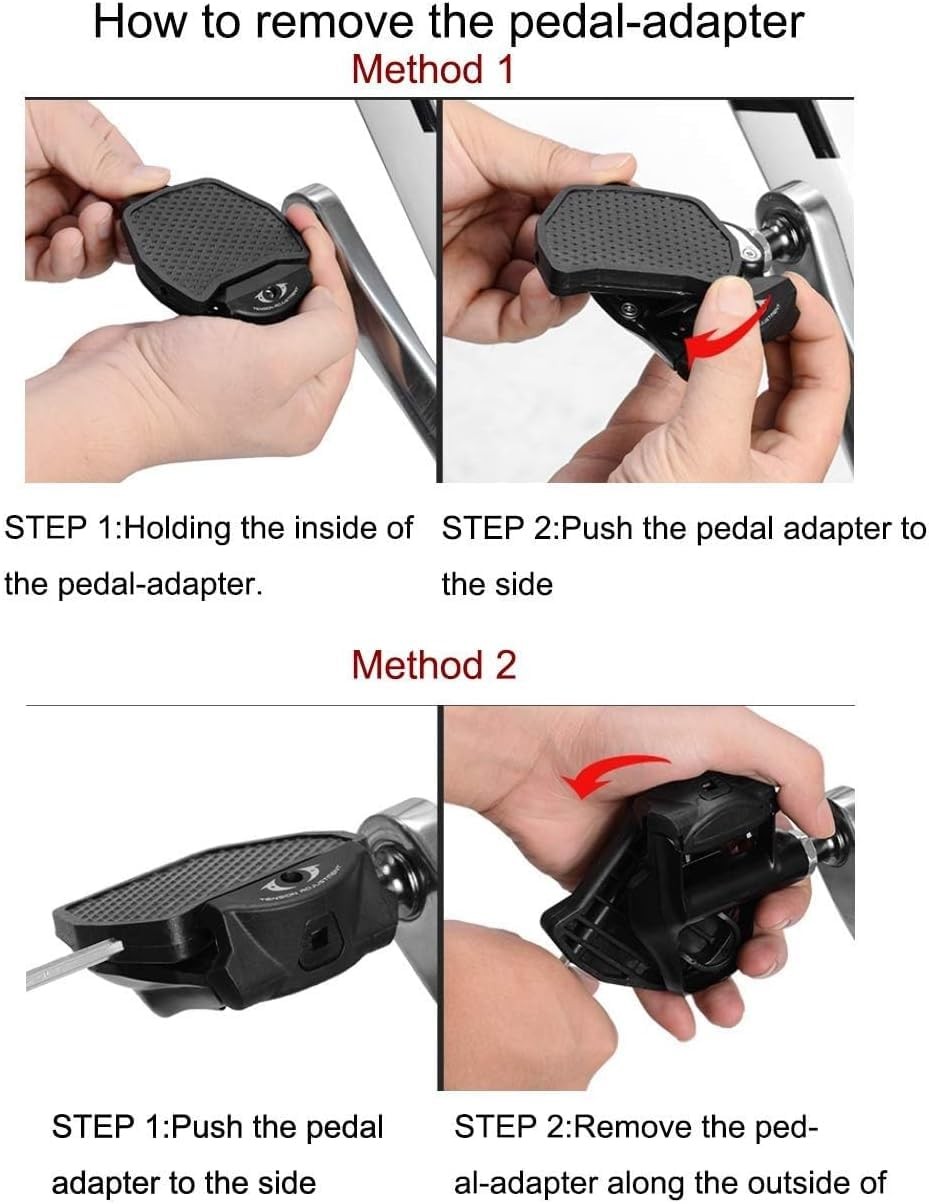 Universal Clipless Pedal Adapters for Shimano SPD-SL Road Bikes