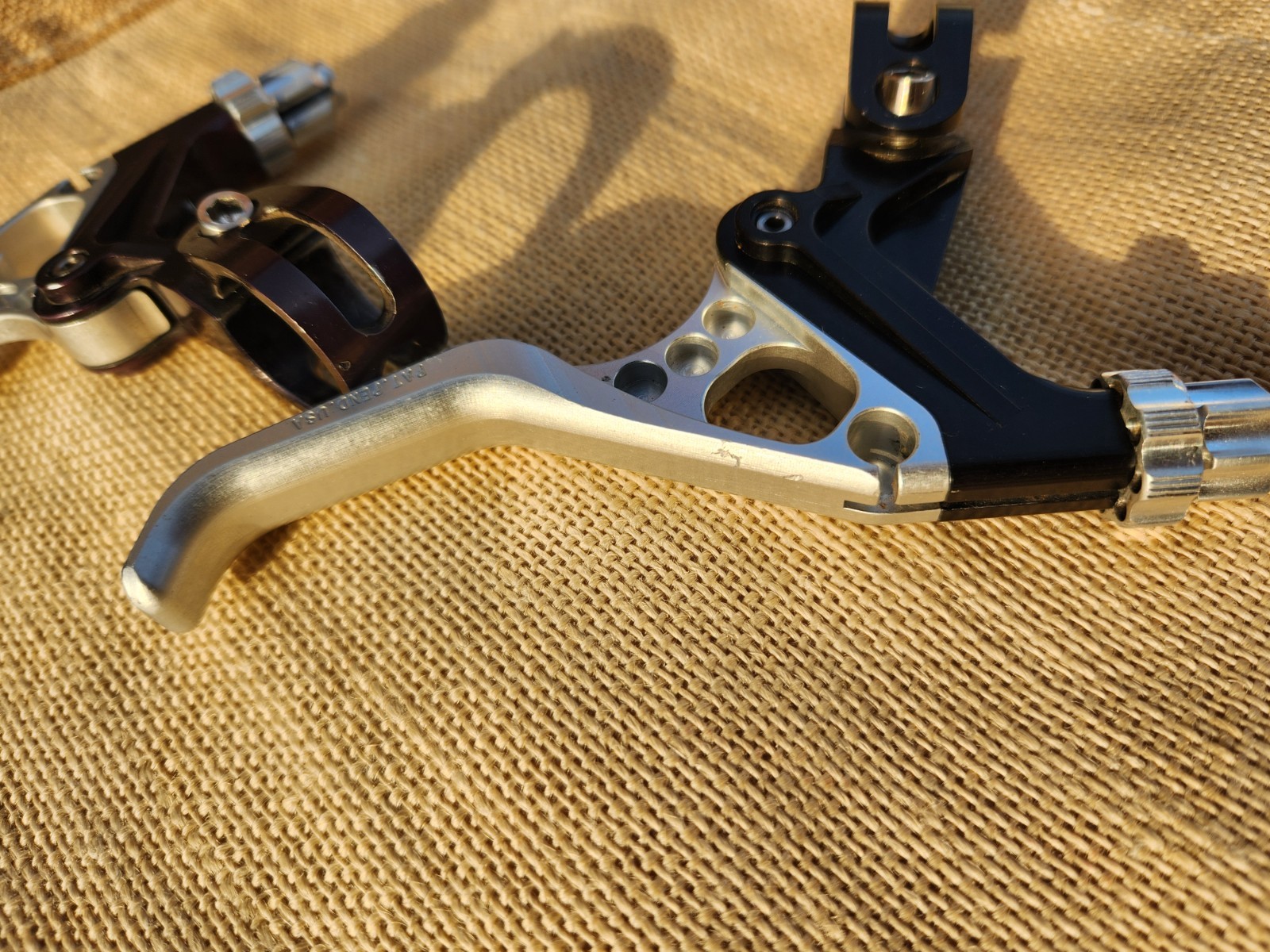 DEFECTIVE Altek Silver CNC VBrake Levers for Vintage Mountain Bike G3D