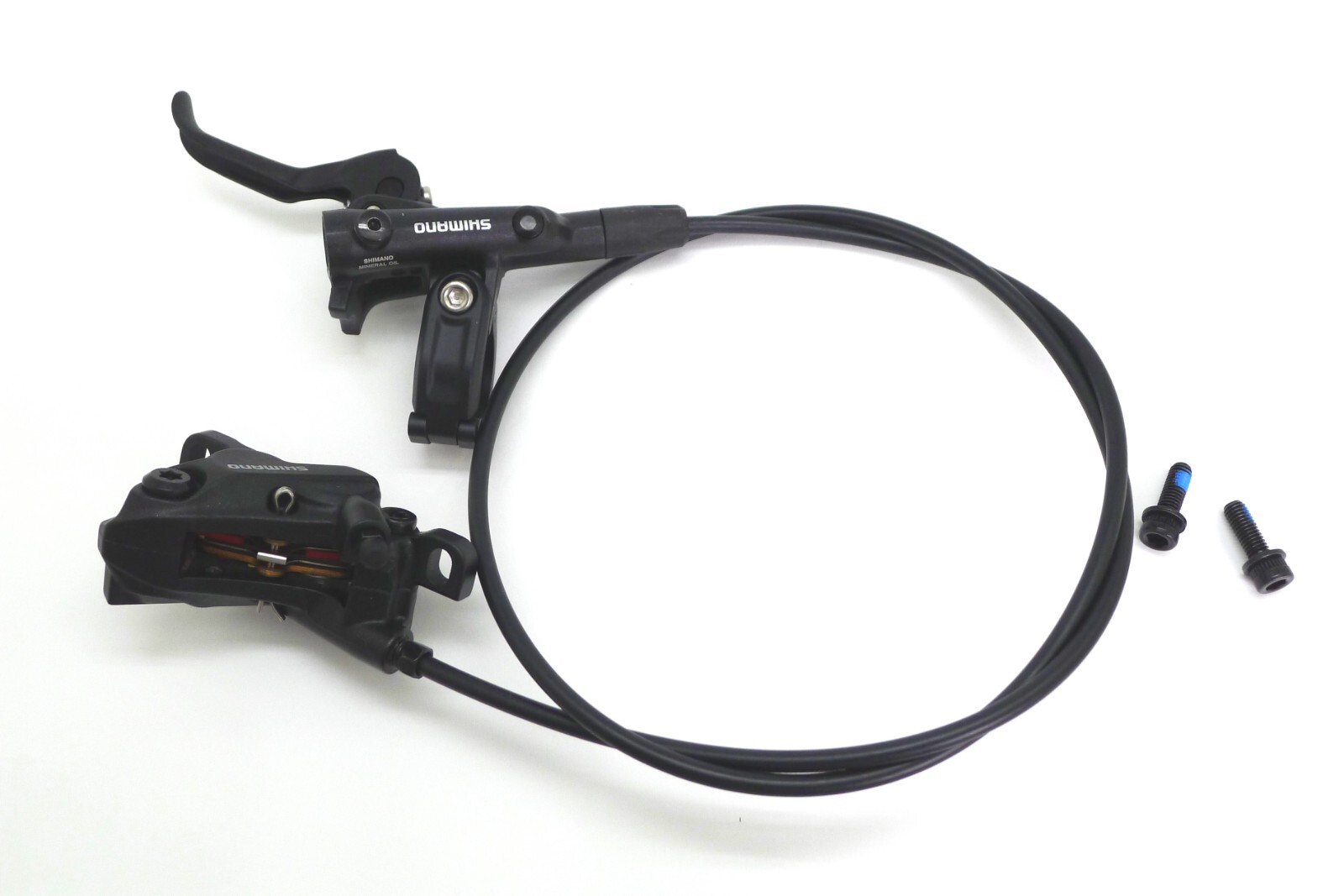 Shimano Deore BL-M6100 BR-M6120 4 Piston Hydraulic Disc Brake (Shimano Logo)
