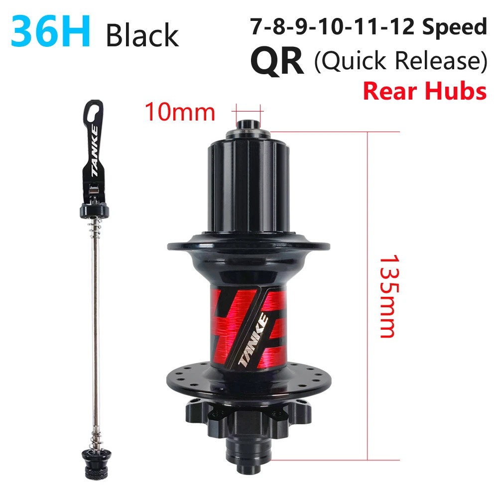 -MTB Hub Sealed Bearing,For Bicycle 8,9,10,11,12 Speed Mountain Bike Disc Brake,