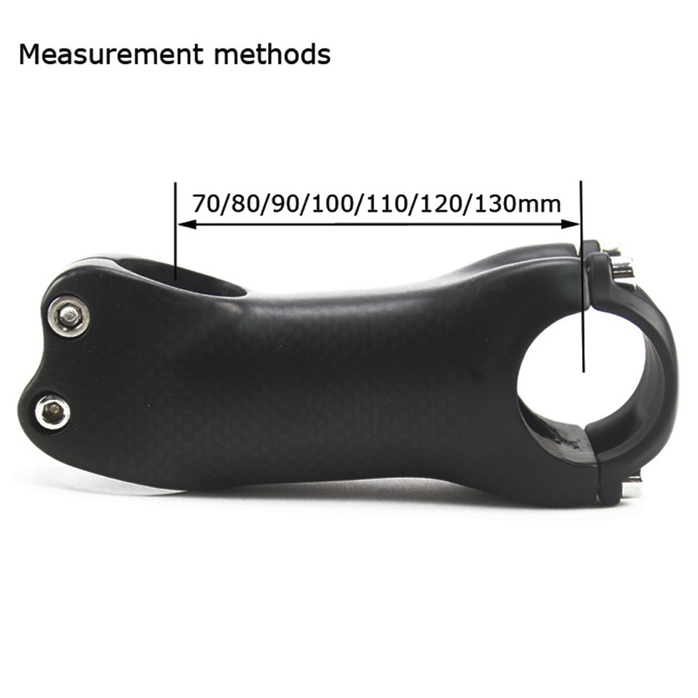 carbon handlebar stem road bike carbon stem mountain bike long stem 6/17 degree