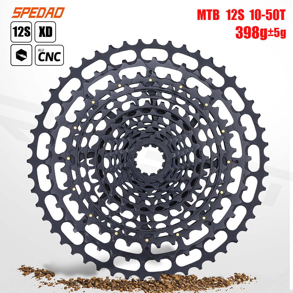 MTB Cassette Bicycle Freehub 12 Speed 10-50T Mountain Bike Chains for SRAM XD