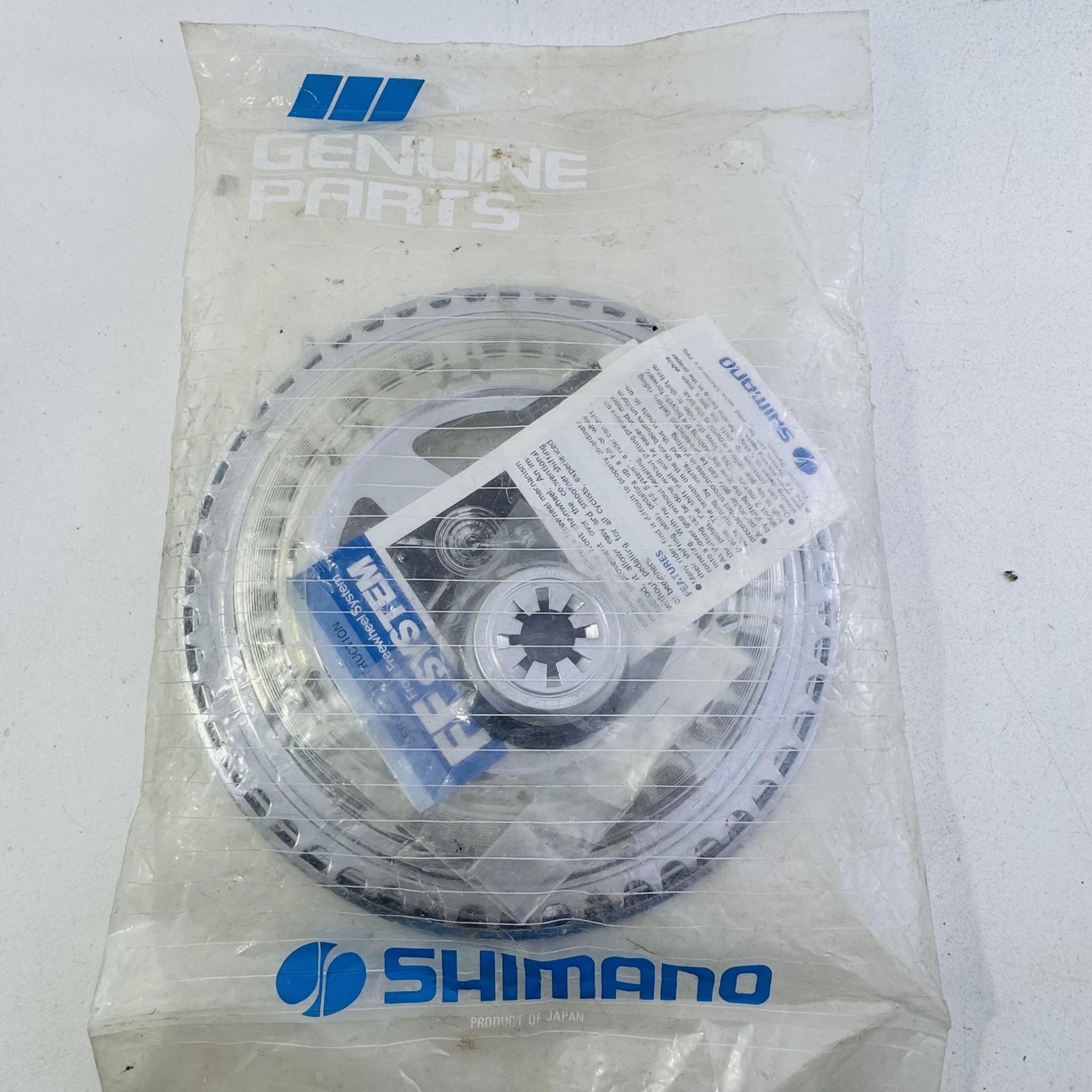 Vintage Shimano FF System Chainring Set Silver Steel Front Freewheel Bike A92