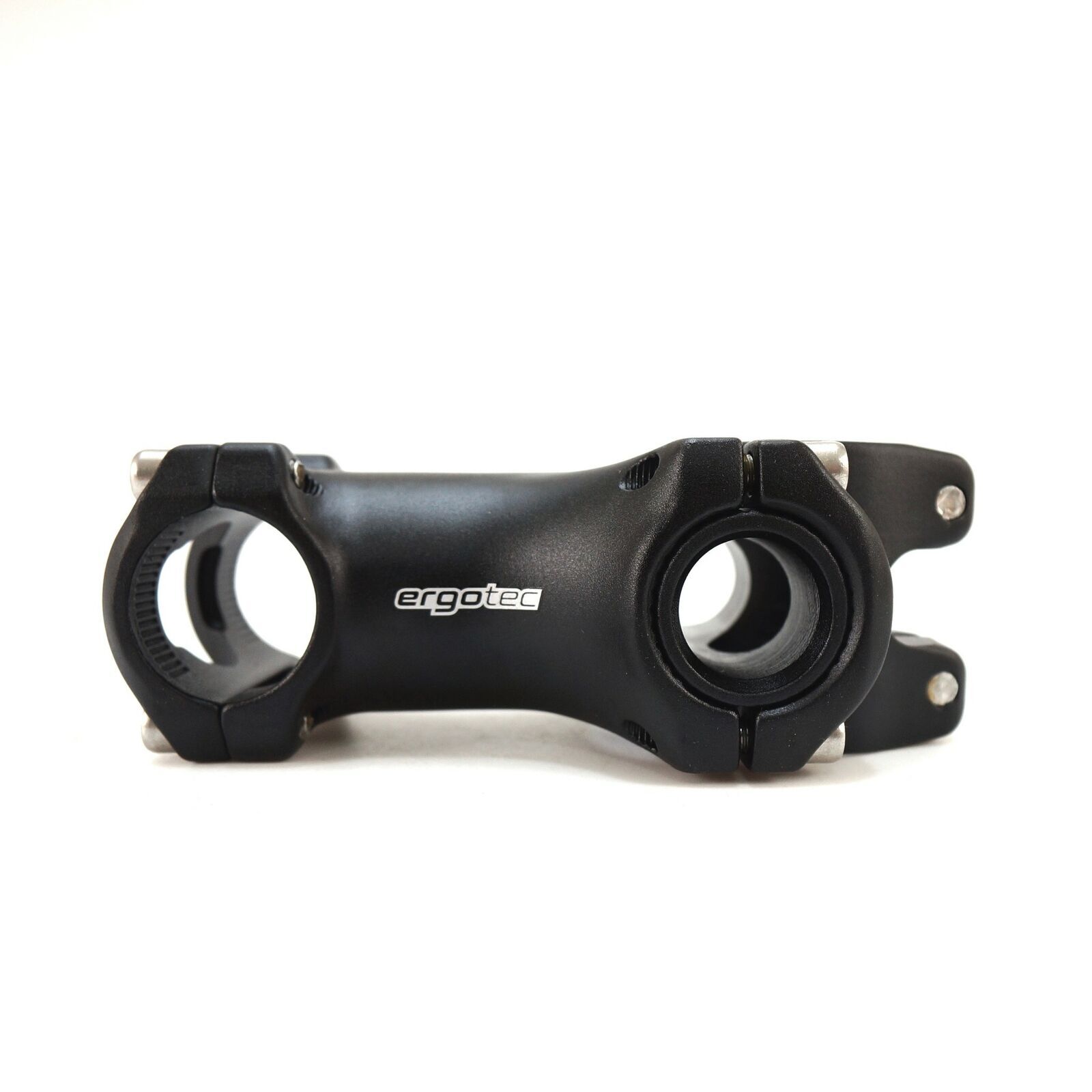 Ergotec Adjustable Bike Stem 28.6 x 80mm – handlebar clamp: 25.4 mm -Black
