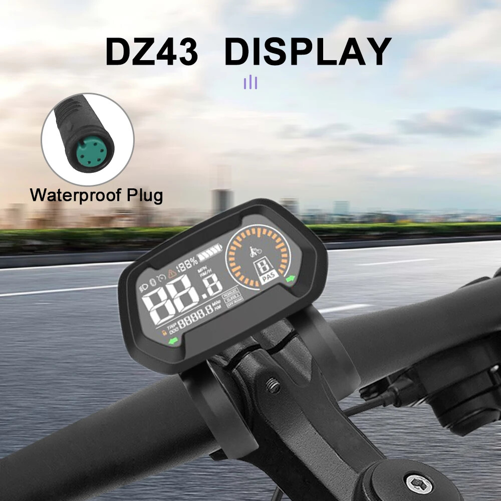24V 36V 48V LCD Smart Display Electric Bicycle Mid Drive Motor Waterproof Kit