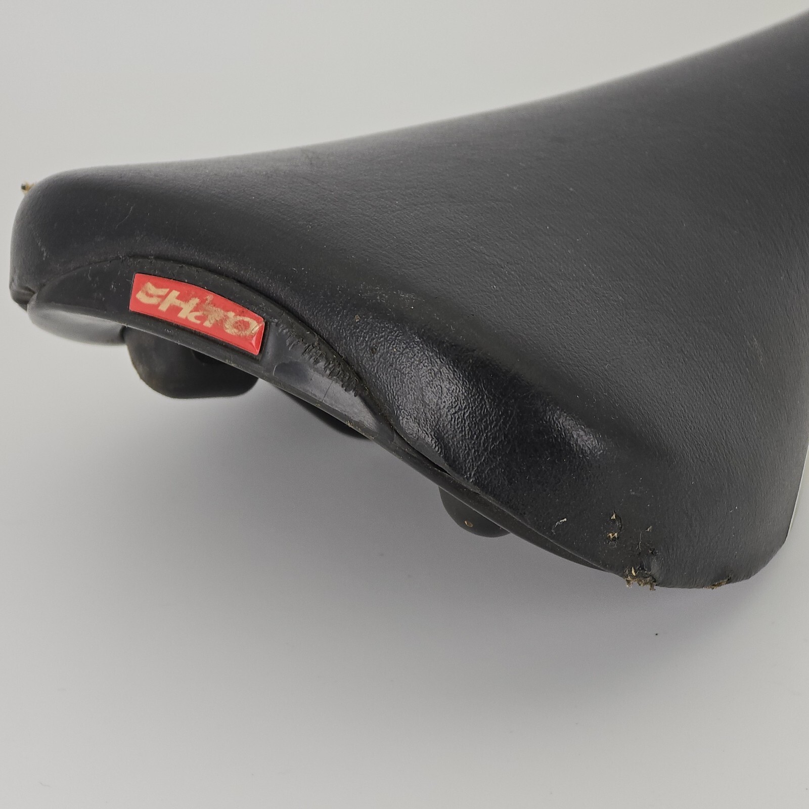 Haro Pro Series BMX Seat Black and Yellow Mid School