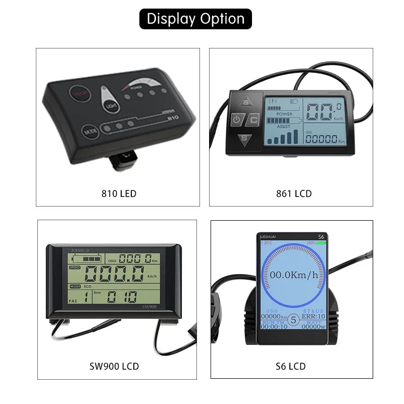 48V 2000W 26Inch-700C Electric Bike Rear Hub Motor Kit 50-55KM/H with Display