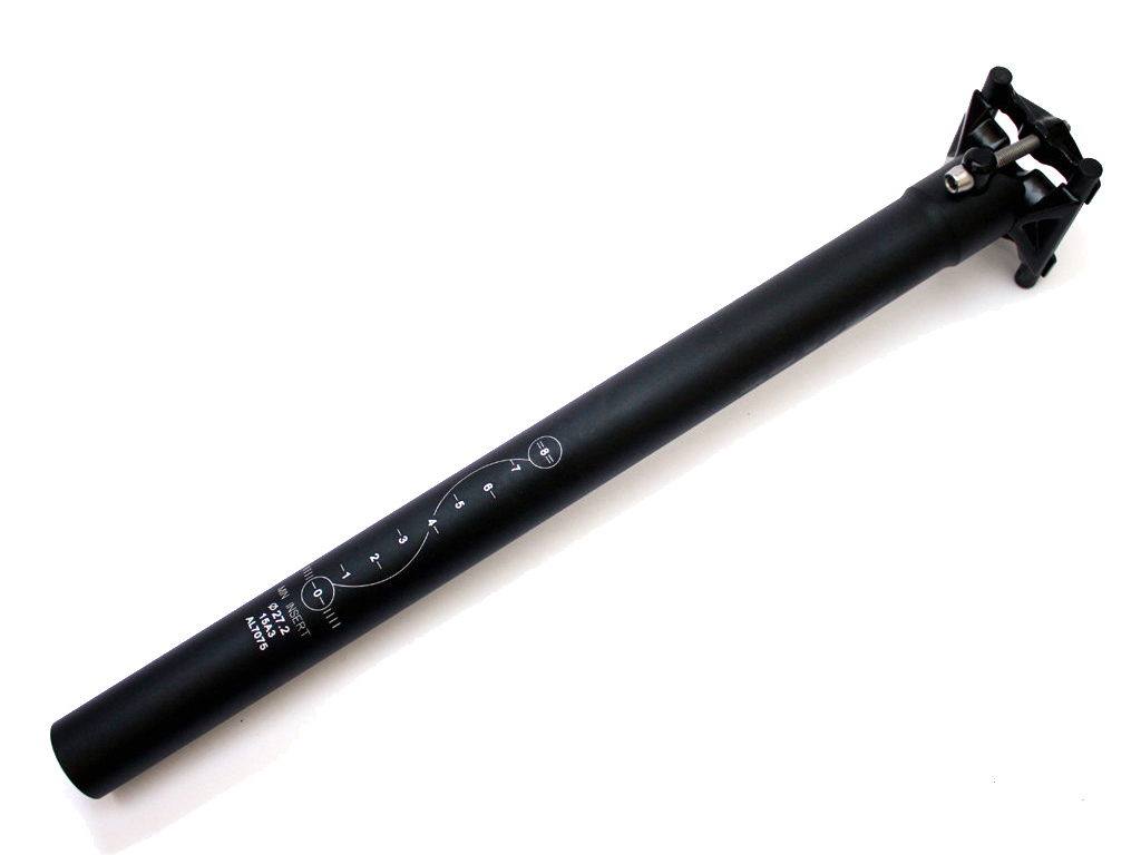 Ultra Lightest Bike 7075 Alu Seat Post 31.6/180 350mm Black